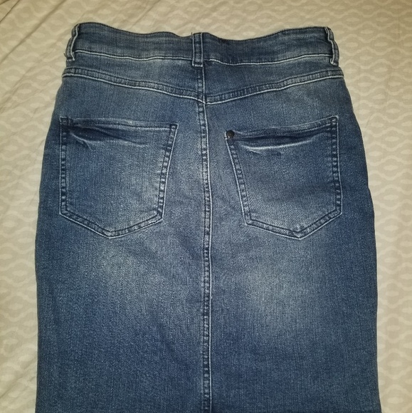H&M Divided denim mini skirt size 6 - Picture 2 of 3